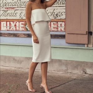 Likely Driggs Strapless Midi Dress Size 00 NWT